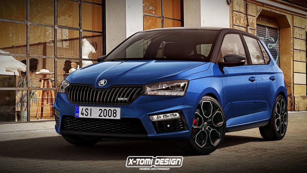 Нову Skoda Fabia RS намалювали вмілі дизайнери