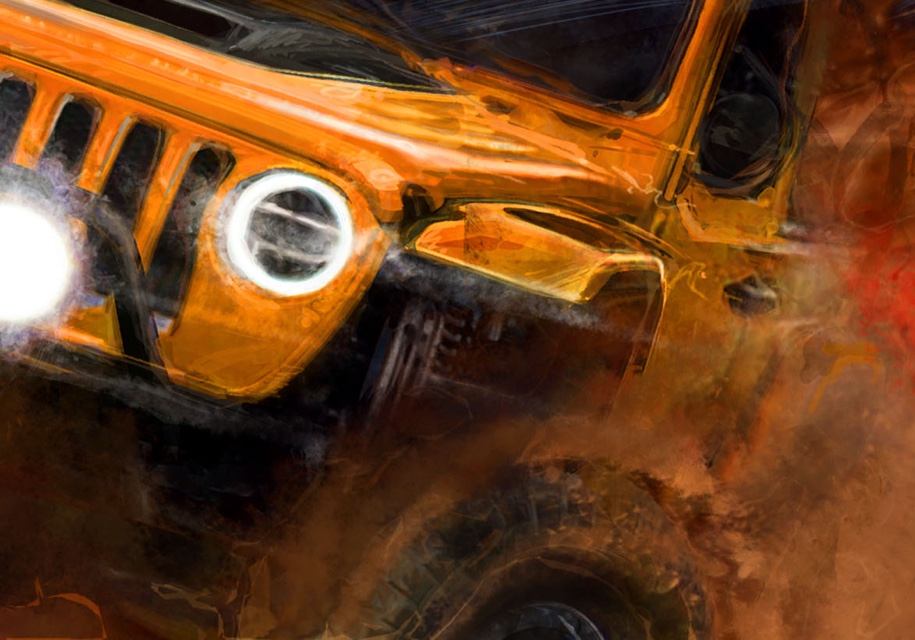 Новенький Jeep Wrangler підготовлений на пасхальне сафарі