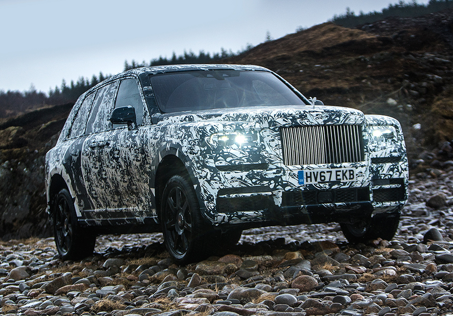 Rolls-Royce займеться фінальними тестами позашляховика Cullinan