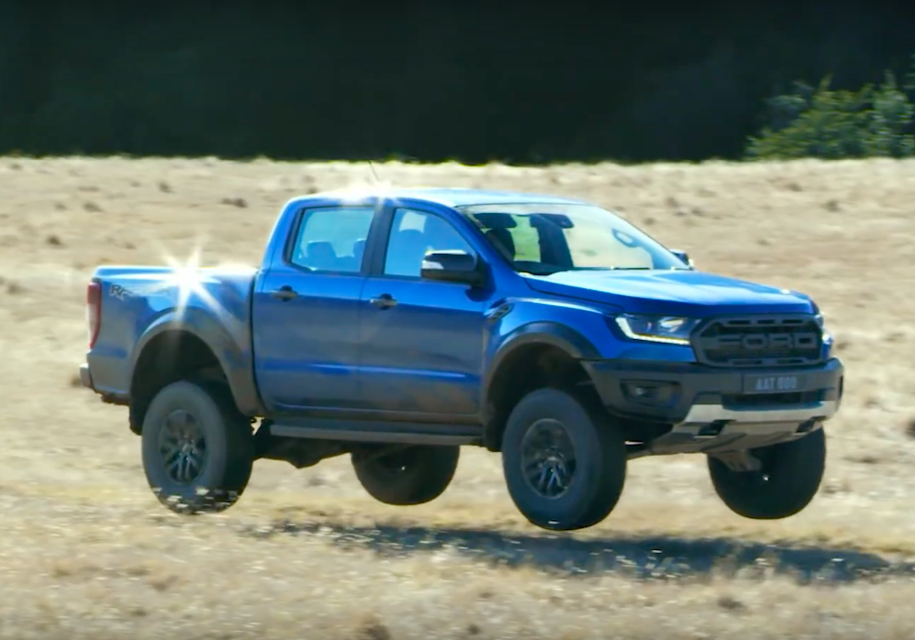 Відео з тестів пікапа Ford Ranger Raptor в горах