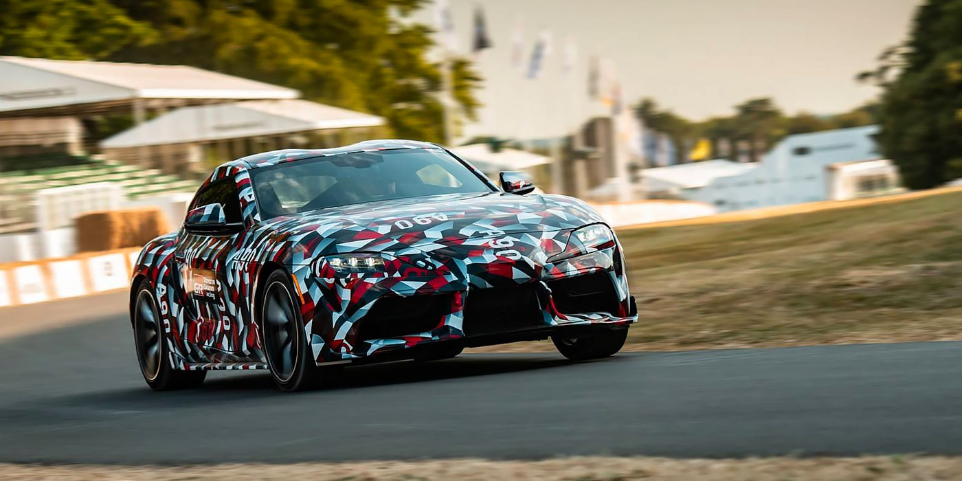 Перше відео з заїздів відродженої Toyota Supra