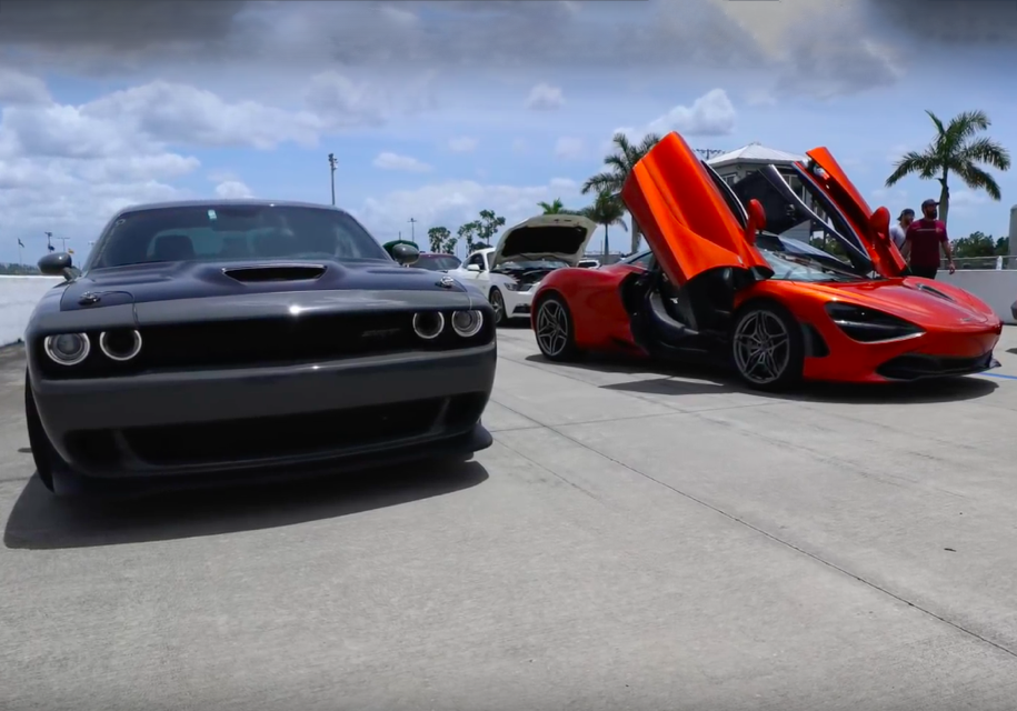 Хто кого: відео заїзду Challenger Hellcat проти McLaren 720S